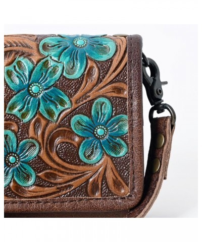 Wallet Hand Tooled Genuine Leather Western Women Bag | Handbag Purse | Women Wallet | Wristlet Wallet | Travel Wallet | Leath...