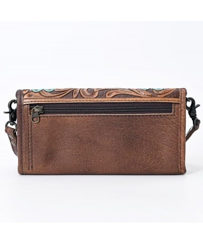 Wallet Hand Tooled Genuine Leather Western Women Bag | Handbag Purse | Women Wallet | Wristlet Wallet | Travel Wallet | Leath...