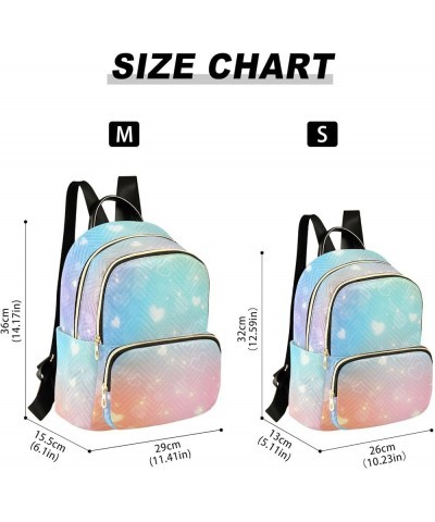 Backpack Purse for Women Fantasy Stars Unicorn, Mini Fashion Backpack Abstract Bling Lightweight Casual Daypack Shoulder Bag ...