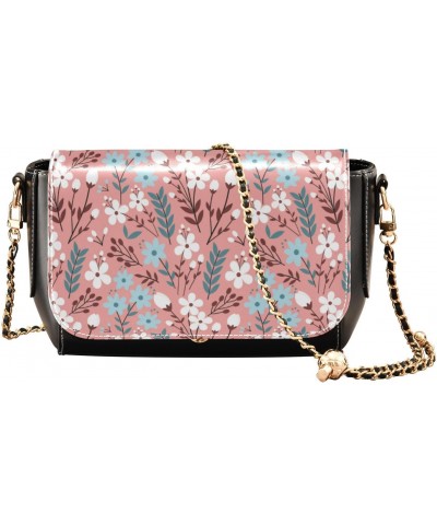 Colorful Pastel Flower Waterproof Crossbody Bag for Women Beauty Small Shoulder Bags with Adjustable Strap Sport Sling Bag $1...