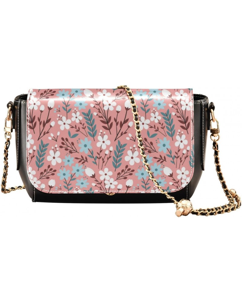 Colorful Pastel Flower Waterproof Crossbody Bag for Women Beauty Small Shoulder Bags with Adjustable Strap Sport Sling Bag $1...