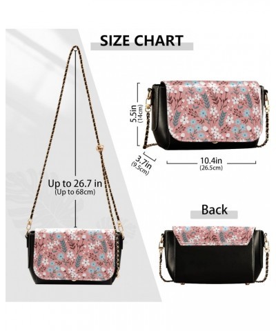 Colorful Pastel Flower Waterproof Crossbody Bag for Women Beauty Small Shoulder Bags with Adjustable Strap Sport Sling Bag $1...