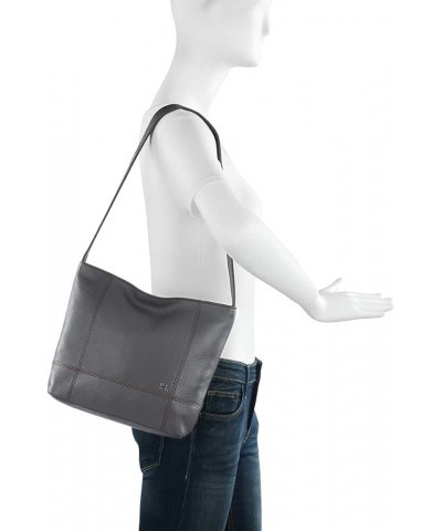 De Young Leather Hobo Slate $40.32 Hobo Bags