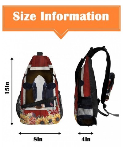 Crossbody Bags for Men Women Waterproof Sling Bag Shoulder Chest Bag Backpack Daypack for Hiking Travel Sports Running Farmro...