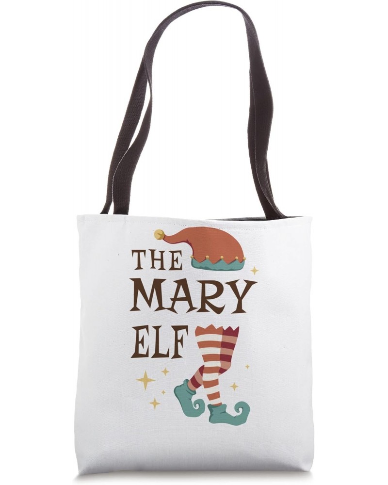 The Mary Elf - Christmas Pajama for Mary Tote Bag $11.82 Totes