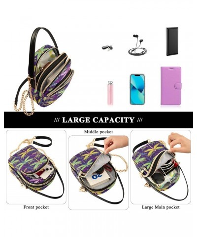 Dragonflies Small Crossbody Handbag for Women Mini Over Shoulder Purse with Three Zippered Pockets Durable Trendy Purse for H...