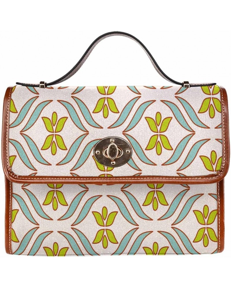 Boho Leaf Print Waterproof Satchel, Trendy Crossbody Purse, Cottage Core bag, Trendy Crossbody, Retro Aesthetic Purse $38.94 ...