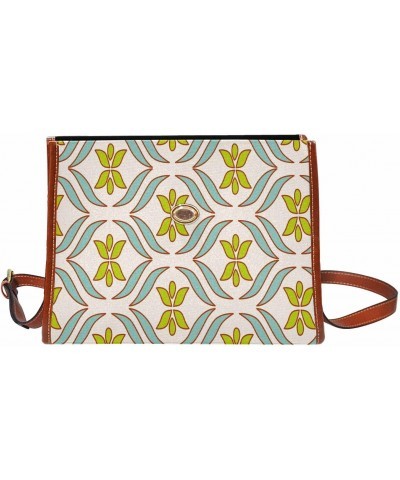 Boho Leaf Print Waterproof Satchel, Trendy Crossbody Purse, Cottage Core bag, Trendy Crossbody, Retro Aesthetic Purse $38.94 ...