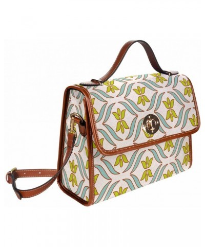 Boho Leaf Print Waterproof Satchel, Trendy Crossbody Purse, Cottage Core bag, Trendy Crossbody, Retro Aesthetic Purse $38.94 ...