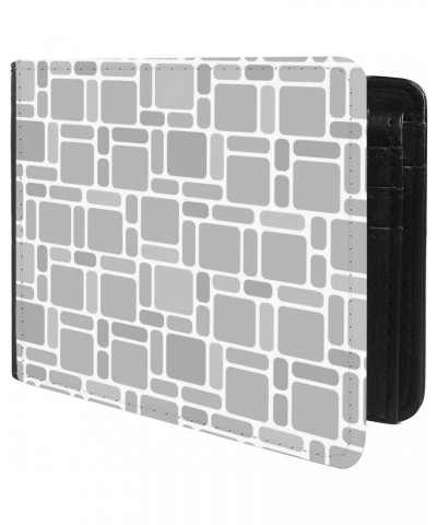 Unique Desige Pattern - Abstract geometric pattern, Slim Front Pocket Wallet Billfold RFID Blocking $9.79 Wallets