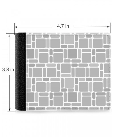 Unique Desige Pattern - Abstract geometric pattern, Slim Front Pocket Wallet Billfold RFID Blocking $9.79 Wallets