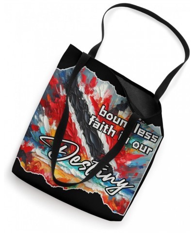 BoundlessFaithInOurDestiny AntiRacism Inclusion TriniCulture Tote Bag $17.39 Totes