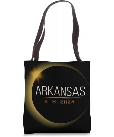 Arkansas Eclipse 2024 Total Solar Eclipse Arkansas Eclipse Tote Bag $9.84 Totes