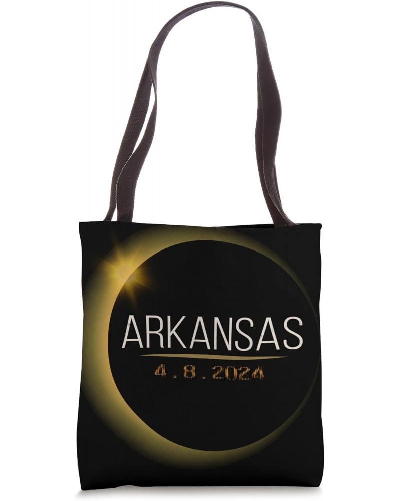 Arkansas Eclipse 2024 Total Solar Eclipse Arkansas Eclipse Tote Bag $9.84 Totes