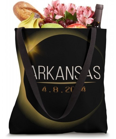 Arkansas Eclipse 2024 Total Solar Eclipse Arkansas Eclipse Tote Bag $9.84 Totes