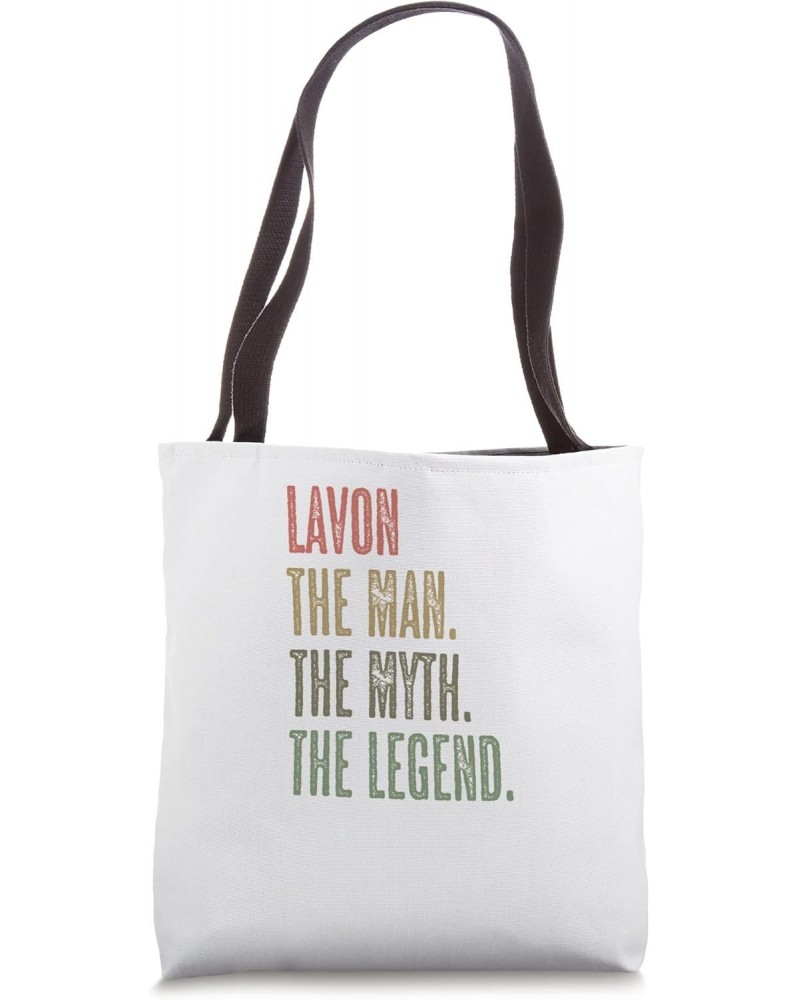 LAVON the Man the Myth the LEGEND | FUNNY - Mens Boys Name Tote Bag $16.51 Totes