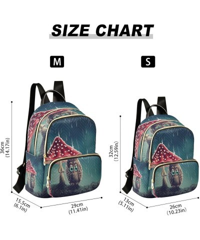 Cartoon Forest Mushrooms Women Backpack Purse Ladies Fashion Shoulder Bag Daypack Travel Bag 10L Multicolor14 Small $17.84 Ba...