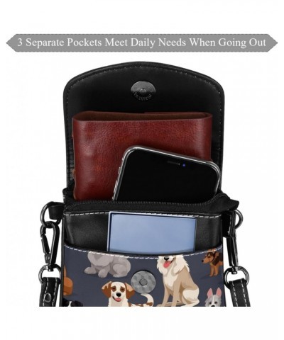 Crossbody Bags for Women,Crossbody Bag Men,Small Sling Bag,All Kinds of Dogs,Crossbody Purse $11.75 Crossbody Bags