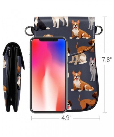 Crossbody Bags for Women,Crossbody Bag Men,Small Sling Bag,All Kinds of Dogs,Crossbody Purse $11.75 Crossbody Bags