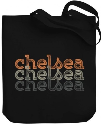 Chelsea repeat retro Canvas Tote Bag 10.5" x 16" x 4 $20.79 Totes