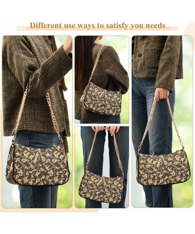 Shoulder Bag for Women Clutch Handbags Casual Party Hobo bag Classic Tote Handbag Chain Pouch Bag Nylon Clutch Purse Chain 3 ...