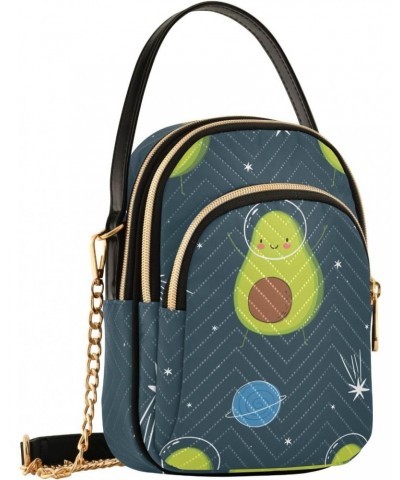 Avocado Space Crossbody Bags for Women Crossbody Tote Bag Fashion Tote with Chain Strap for Women Travel $13.25 Totes