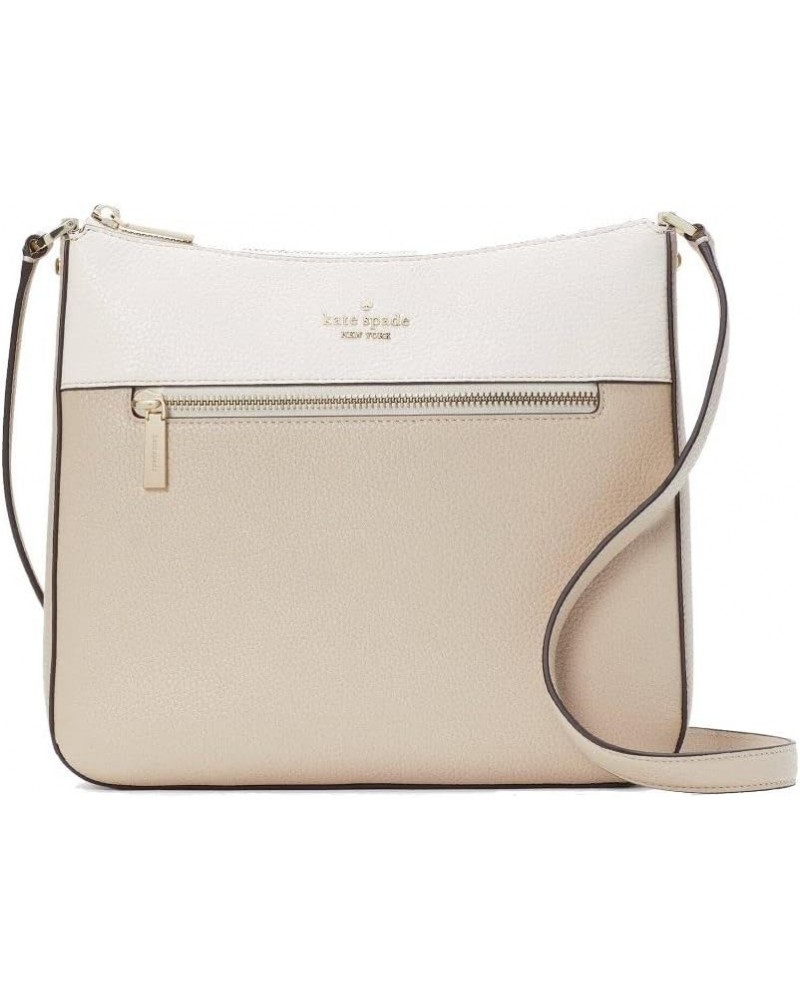 kate spade crossbody bag for women Leila top zip purse handbag for women Light Sand $50.50 Crossbody Bags