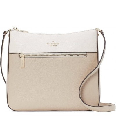 kate spade crossbody bag for women Leila top zip purse handbag for women Light Sand $50.50 Crossbody Bags