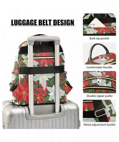 Red White Flowers Backpack Purse for Women Fashion Small Mini Backpack Daypacks Purse Back Pack Weekend Bag,S Small $15.50 Ba...