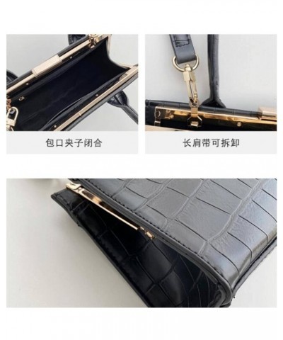 Women's Bag New Niche Trendy One-Shoulder Bag Clip Bag Small Crocodile Pattern Fashion Women's Handbag Kafeise 1 $20.02 Shoul...