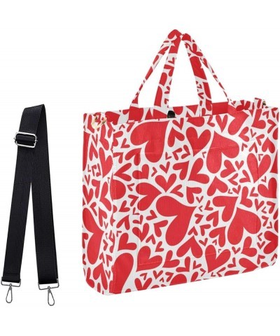 Chic Sweet Hearts Valentines Day Handbag Crossbody Tote Bag for Gym Multi $15.67 Totes