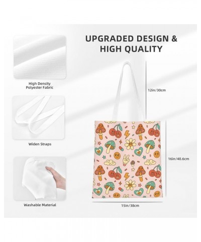 Mushrooms Single Shoulder Fashion Canvas Tote Shopping Bags Handbags For Men And Women Mushrooms19 $10.73 Totes