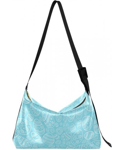 Easter Pattern with Easter Motifs Womens Shoulder Bags Boys Shoulder Bags Crossbody Waterproof Waterproof Bag Easter Holiday ...