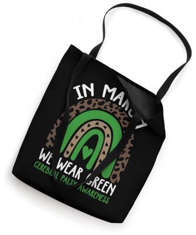 In March We Wear Green Cerebral Palsy Awareness Month CP Tote Bag $14.24 Totes