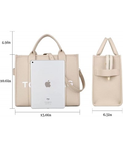 Canvas Tote Bag for Women Crossbody Shoulder Handbags Cute Casual Bag with Zipper 10/Brown $12.96 Crossbody Bags