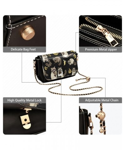 Crossbody Bags for Women Trendy Women's Black Shoulder Bag Small PU Leather Flap Cross Body Bag Handbags Pattern25 $18.03 Cro...