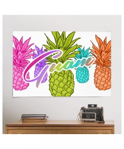 24x36 Inch Giclee Print, Guam, Rainbow Pineapples $23.50 Totes