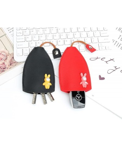 6 Pieces Cute Creative Pull Out Key Sleeve Car Key Fob Case PU Leather for Men and Women (Original) Loving $16.83 Totes