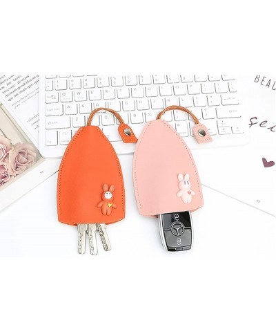 6 Pieces Cute Creative Pull Out Key Sleeve Car Key Fob Case PU Leather for Men and Women (Original) Loving $16.83 Totes