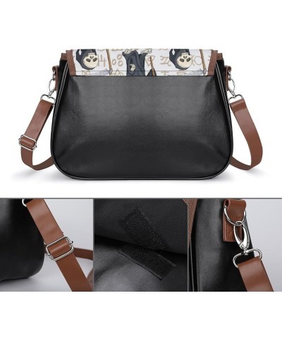 Women's Casual Shoulder Handbag Fashion Leather Bag Vintage Crossbody Bag Color318 $18.57 Totes