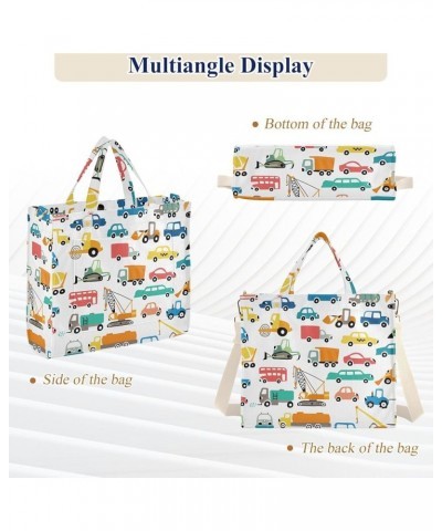 Cartoon Car Series Women's Tote Handbags Top Handle Satchel Shoulder Bag Crossbody Bag M $16.79 Totes