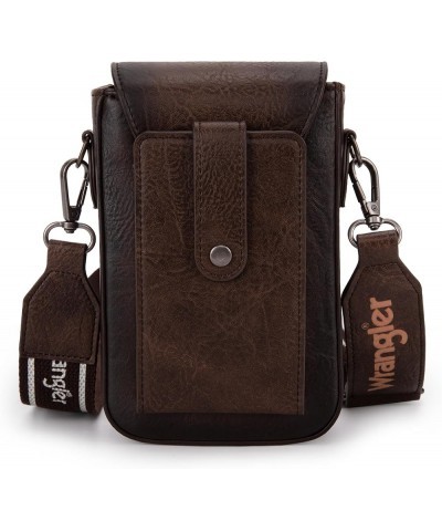 RFID Blocking Crossbody Purses for Women Cell Phone Wallet with Credit Card Slots A-coffee $38.09 Crossbody Bags