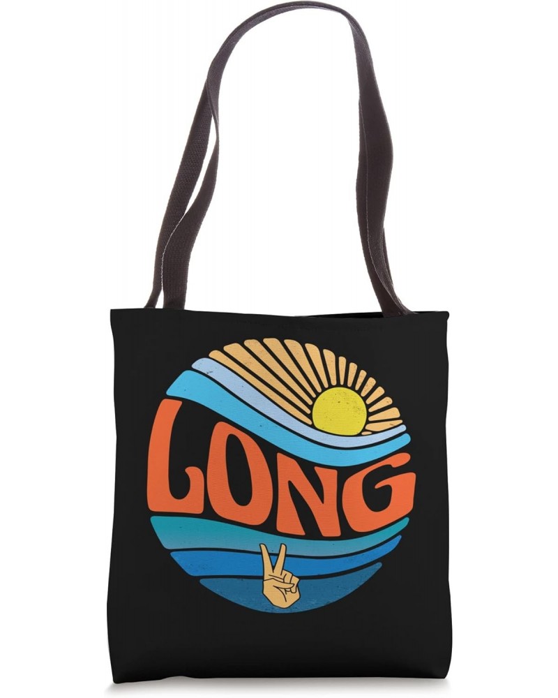 Long Shirt Vintage Sunset Long Groovy Tie Dye Tote Bag $11.18 Totes