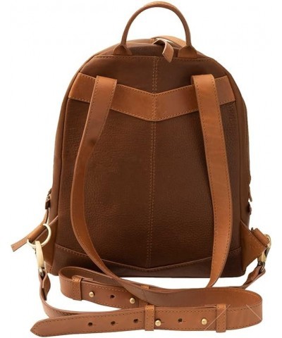 Women's Compact Multi-Function Leather Kai Collection Backpack, Tan, One Size One Size Tan $41.60 Backpacks