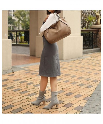 Weekender Purses for Women, PU Leather Handbag Slouchy Womens Shoulder bag, Top Handle Fiorella Weekender Grey $25.20 Shoulde...