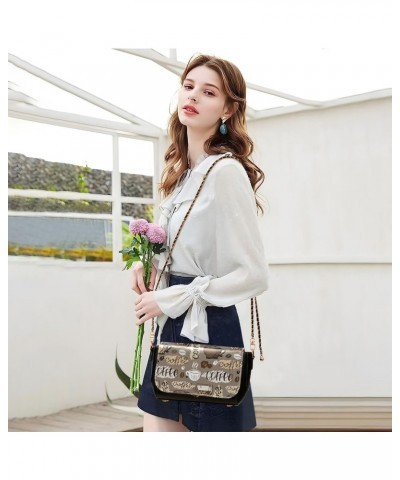 Fashion Coffee Crossbody Bags for Women Handbag Leather Purse Shoulder Bag for Daily Gifts Work $22.39 Shoulder Bags