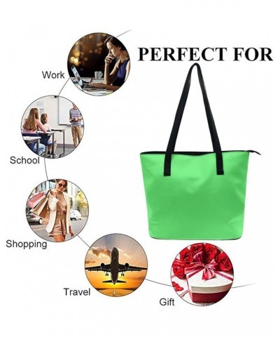 Large Tote Bag Fashion Portable Handbags With Zipper For Women And Men Color66 $17.66 Totes