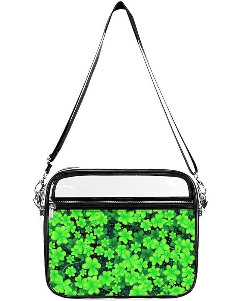 Large Fashion Shoulder Bag Transparent Crossbody Bag With Adjustable Strap Color858 $15.85 Totes