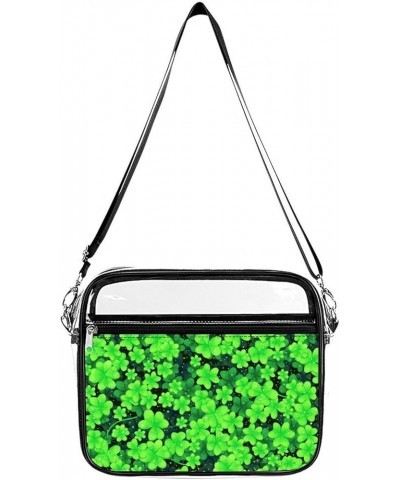 Large Fashion Shoulder Bag Transparent Crossbody Bag With Adjustable Strap Color858 $15.85 Totes