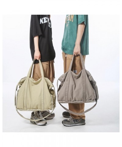 Women's Canvas Crossbody Bag Shoulder Bag Large Shopping Bag Casual Hobo Bag Handbag Top Handle Tote Black $17.97 Totes